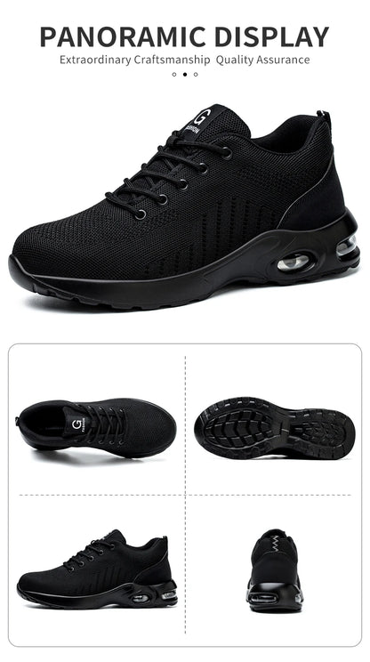 FUXL Sicherheitsschuhe Herren mit Stahlkappe – Leichte Work Sneakers für Industrie & Handwerk - FUXL-Shopify 