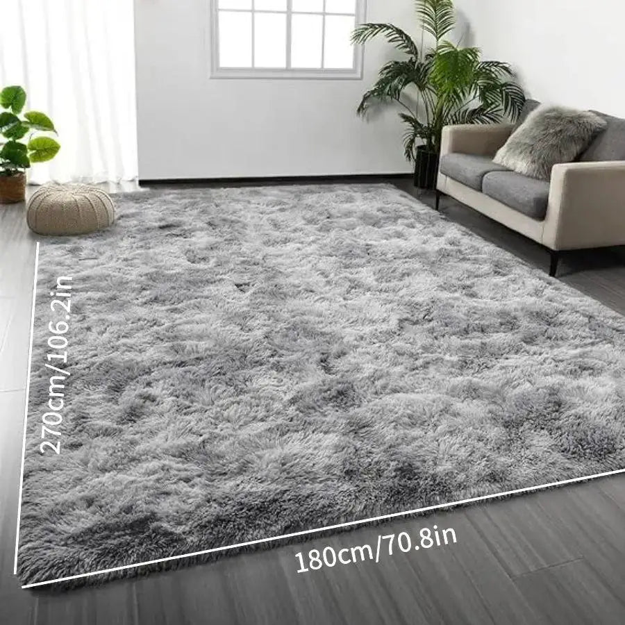 Persischer Samt-Teppich – Weicher Plüsch-Teppich, rutschfest, für Schlafzimmer & Wohnzimmer