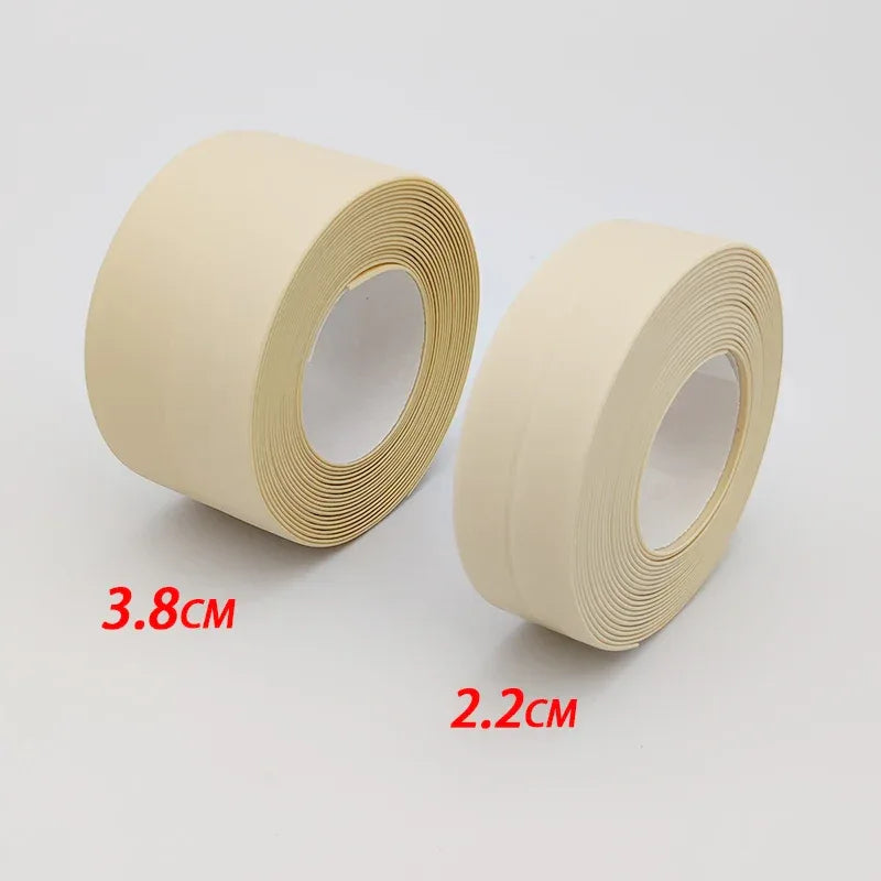 Selbstklebendes PVC-Dichtungsband 3,2m – Wasserdicht für Bad, Dusche & Küche