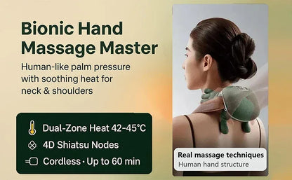 Nackenmassagegerät N7 Bionisch – 3 Modi Knetmassage - FUXLShop