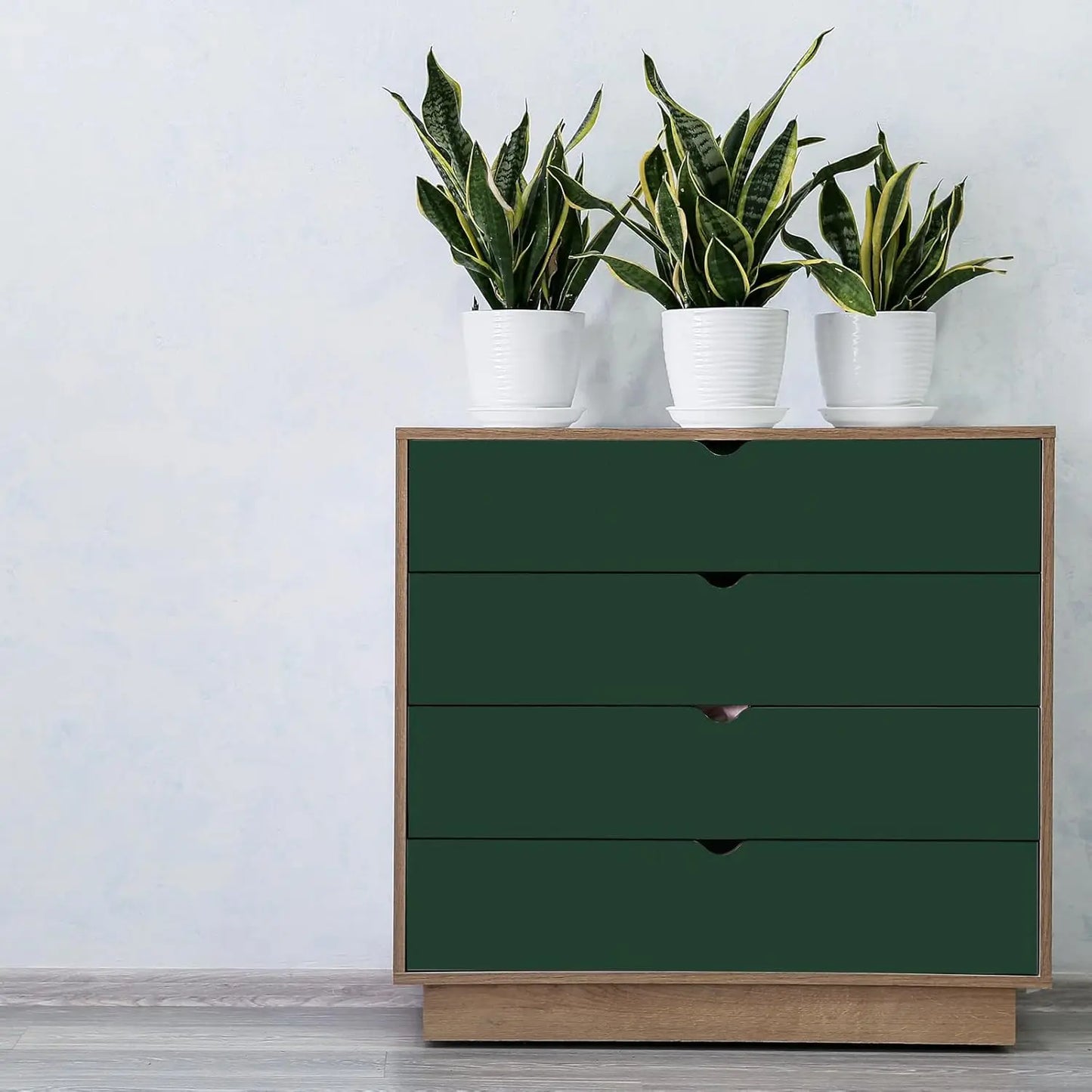 55 cm Breite, grün, matt, selbstklebende Folienaufkleber, verdickte Möbel, Küchenschränke, Tische, Wand, DIY-Renovierungstapete
