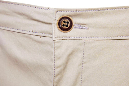 2025 neue Sommer 100% Baumwolle Solide Shorts Männer Hohe Qualität Casual Business Social Elastische Taille Männer Shorts 10 Farben Strand shorts - FUXL-Shopify 