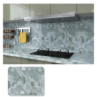 Wasserdichte Marmor Vinylfolie 60cm - Selbstklebende Tapete für Bad & Küche
