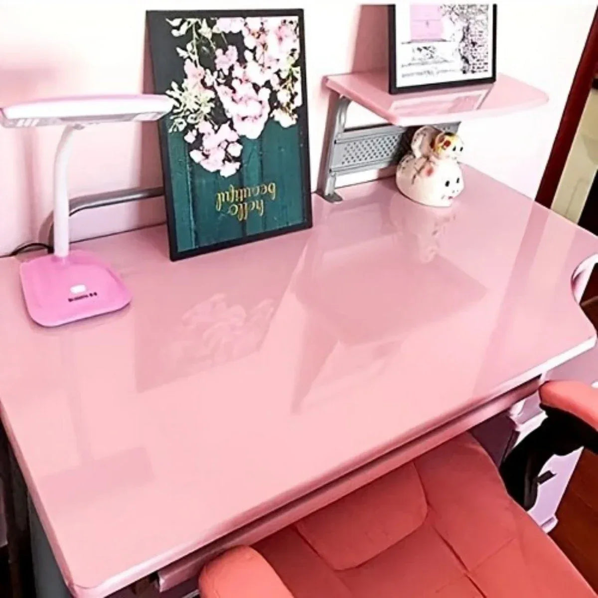 Selbstklebende PVC-Tapete in Pink – Vinyl-Kontaktpapier für Kinderzimmer und Dekoration

