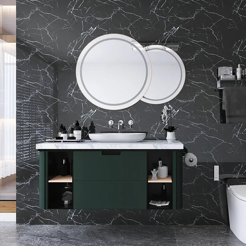 Wasserdichte Marmor Vinylfolie 60cm - Selbstklebende Tapete für Bad & Küche - FUXLShop