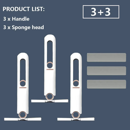 8/24Pcs Mini Squeeze Mop Mini Mopp Schreibtisch Küche Auto Sauber Werkzeuge Mops mit Selbst-quetschen Falten hause Reinigung Boden Waschen Mops - FUXL-Shopify 
