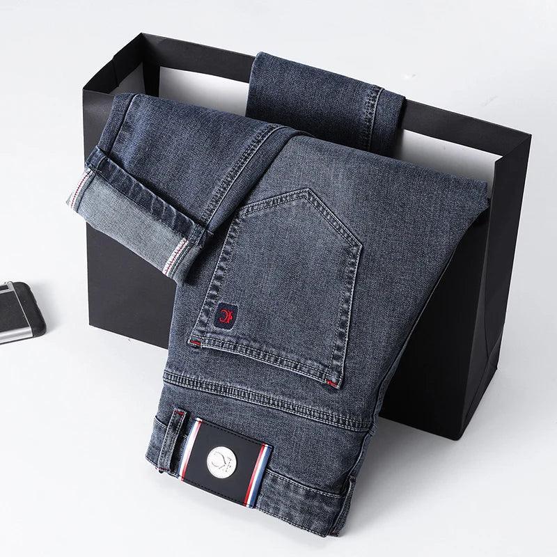 Herren Slim Fit Jeans Straight Leg - Business Casual Denim - FUXLShop