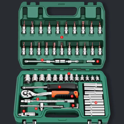 Auto Reparatur Werkzeuge Box Sets Elektriker Spanner Anti-fallen Fall Wasserdicht Stoßfest Sicherheit Teile Organizer Anti-herbst Toolbox - FUXL-Shopify 