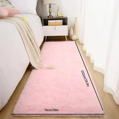 Persischer Samt-Teppich – Weicher Plüsch-Teppich, rutschfest, für Schlafzimmer & Wohnzimmer