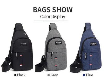 Wasserdichte Bauchtasche für Herren – Großes Fassungsvermögen, verstellbarer Gurt für Outdoor, Reisen, Laufen, Wandern & Radfahren - FUXL-Shopify 