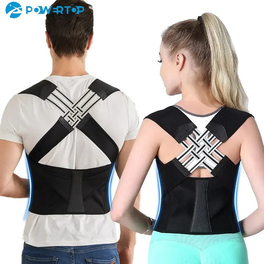 Rückens tütze Haltungs korrektur für Frauen und Männer, Schulter glätter verstellbare volle Rückens tütze obere und untere Schmerz linderung - FUXL-Shopify 