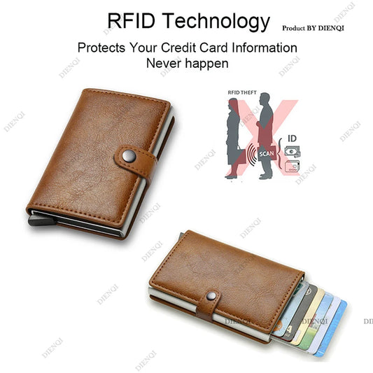 Carbon Fiber Geldbörse Männer – Ultradünne RFID-Blocker Kreditkartenhalter aus Metall  Slim Pop-Up Design  Schwarz - FUXL-Shopify 