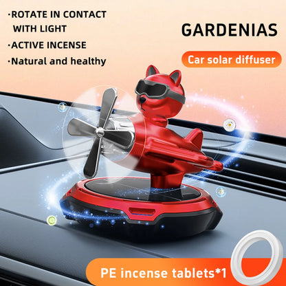 Solar-Auto-Duftspender | Niedlicher Bär & Hund | Aromatherapie - FUXL-Shopify 