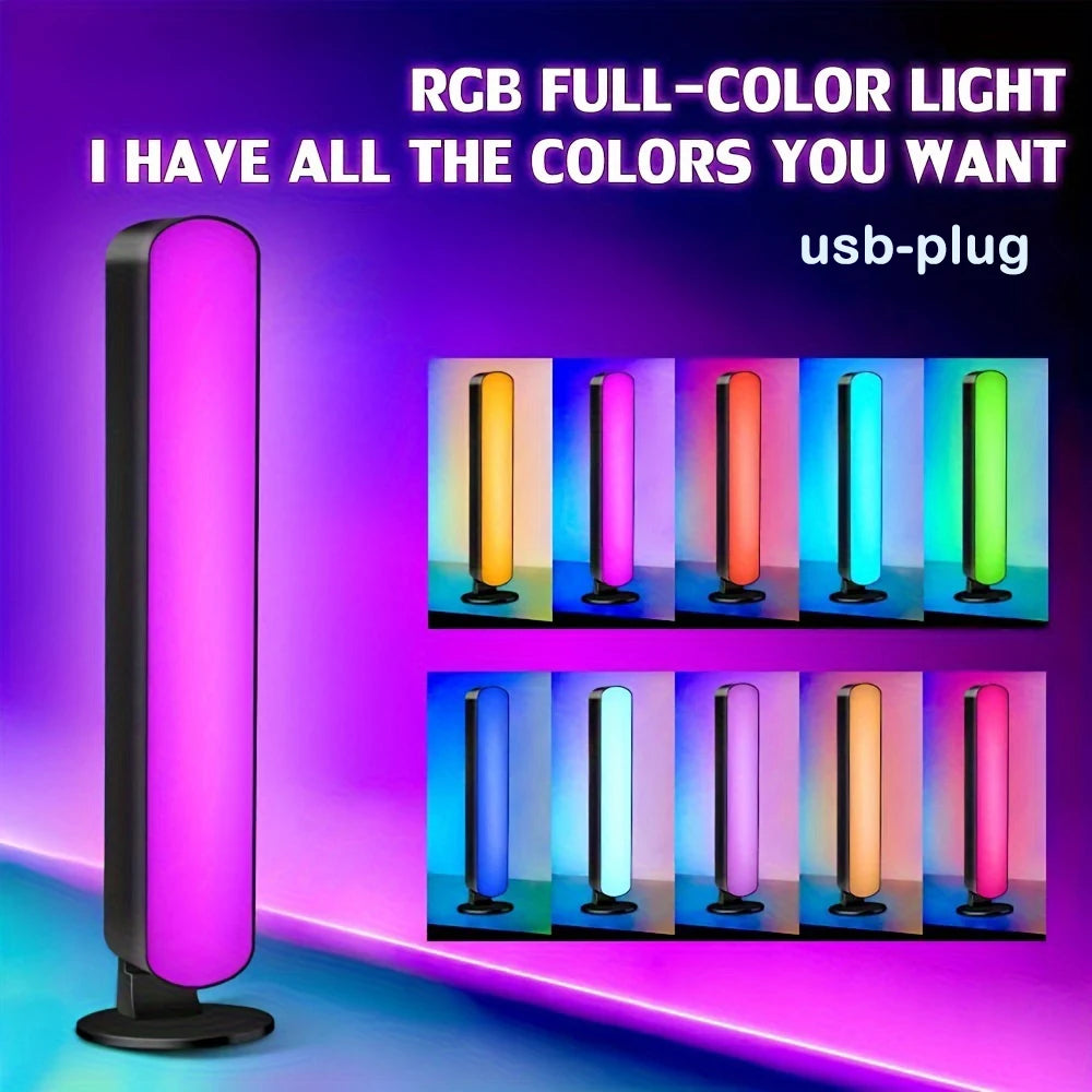 LED Desktop Smart RGB Licht Bars mit Fernbedienung, 16 Farben, USB-Anschluss