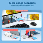 3-in-1 USB-C Hub HDMI 4K 30Hz PD 100W Schnellladung USB 3.0 Dockingstation MacBook Laptop - FUXLShop