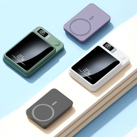 10000 mAh Magnetische Power Bank – Kabelloses 22,5 W Schnellladegerät mit Ultra-Kapazität für iPhone 15, Huawei, Samsung
