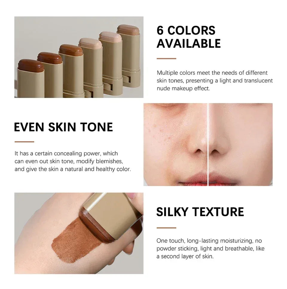 Kontur Stick Wasserfest – Getönte Foundation Stick Gesicht Make-up Balsam - FUXLShop