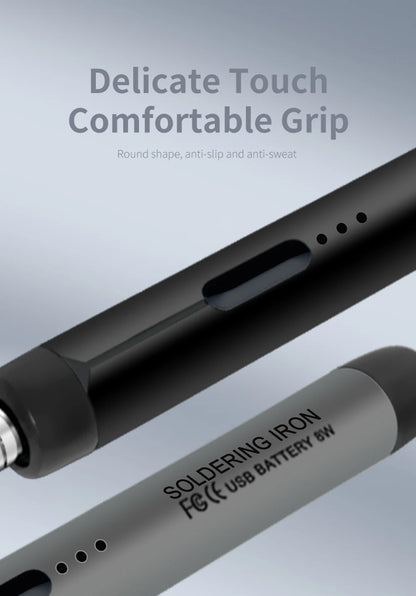 USB-Lötkolben Mini-Lötkolben-Set, tragbar, für den Haushalt, Typ-C-Schnittstelle, 800 mAh Akku, einstellbare Temperatur - FUXL-Shopify 