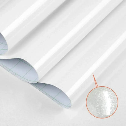 PVC Perlenfolie Selbstklebend Wasserdicht – Hochglanz Möbelfolie - FUXLShop