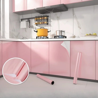 Selbstklebende PVC-Tapete in Pink – Vinyl-Kontaktpapier für Kinderzimmer und Dekoration
