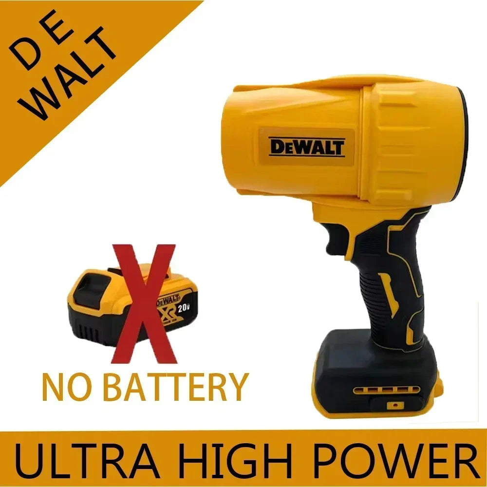 Dewalt 30000 U/min Bürstenluft-Haartrockner, kabelloser Turbo-Lüfter, handgewalttätiger Lüftertrockner, 20 V, wiederaufladbares Staubentfernungswerkzeug