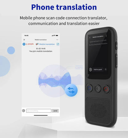 Sprachübersetzer S80 – 138 Sprachen, WiFi & Offline, Fotoübersetzung, Touchscreen