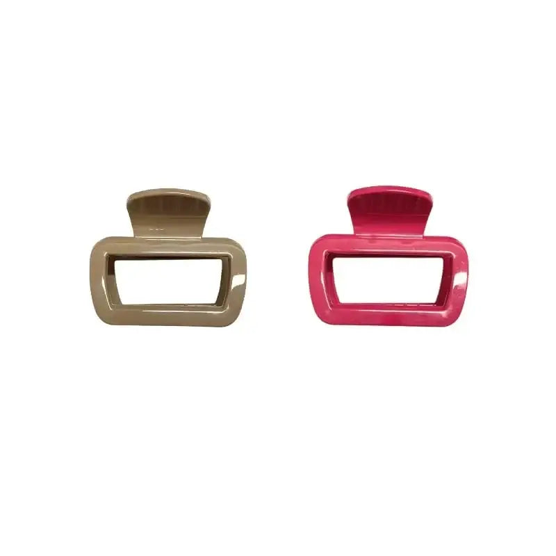 Zwei flexible silikon-haarklammern in beige und pink für besondere anlässe jetzt online bestellen
