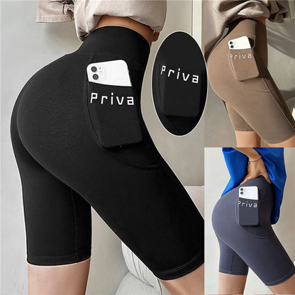 Frauen Yoga Sport Shorts Hohe Taille Fitness Shorts Casual Streetwear Kurze Hosen Weibliche Enge Shorts Für Damen Workout Hosen - FUXL-Shopify 