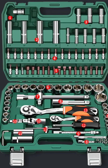Auto Reparatur Werkzeuge Box Sets Elektriker Spanner Anti-fallen Fall Wasserdicht Stoßfest Sicherheit Teile Organizer Anti-herbst Toolbox - FUXL-Shopify 