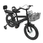 Kinderfahrrad 14 Zoll mit Korb & Rückenlehne – Höhenverstellbar, Stützräder, bis 60 kg belastbar für Kinder 3-7 Jahre - FUXLShop
