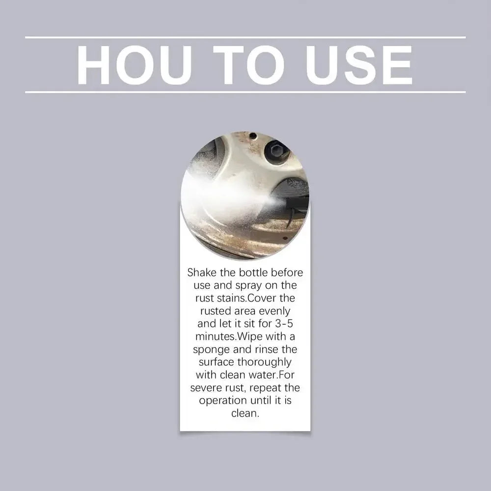 Rostentferner Spray 120ml – Entrostungsspray für Auto, Metall & Werkzeug