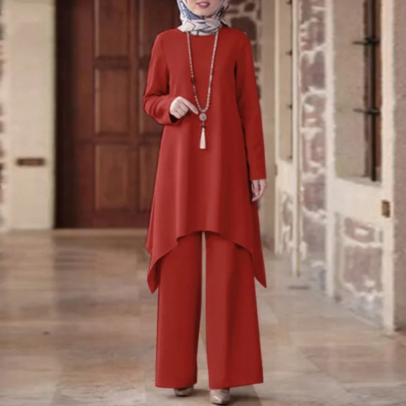 Muslimisches Damen-Zweiteiler-Set – Pullover & Hose | Modest Fashion