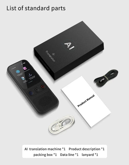 Sprachübersetzer S80 – 138 Sprachen, WiFi & Offline, Fotoübersetzung, Touchscreen