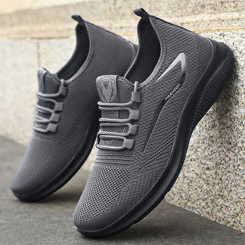 Herrenschuhe, lässiger Sneaker, atmungsaktiver Mesh-Sneaker, rutschfeste Herren-Sommer-Sneaker, günstiger Schuhabstand, Herrenschuhe