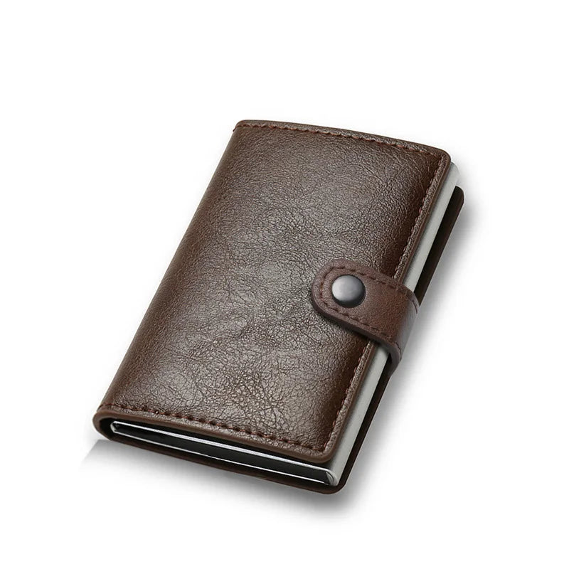Carbon Fiber Geldbörse Männer – Ultradünne RFID-Blocker Kreditkartenhalter aus Metall  Slim Pop-Up Design  Schwarz - FUXL-Shopify 