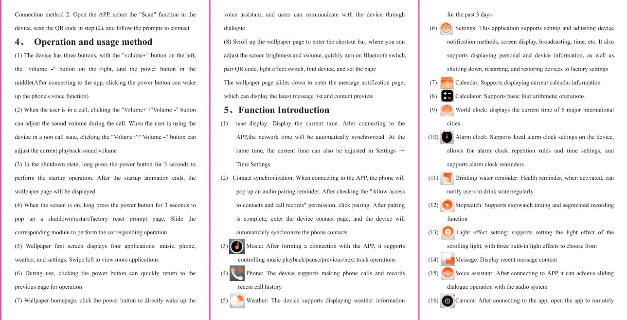 AI Smart Bluetooth 5.4 Lautsprecher mit HD‑Touchscreen und Sprachassistent