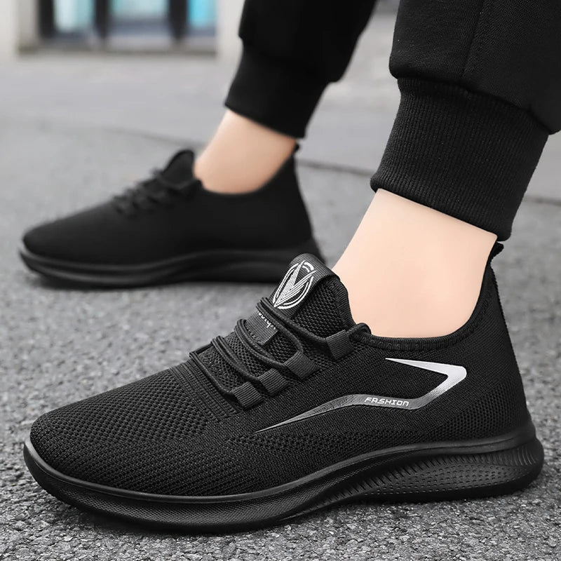 Herrenschuhe, lässiger Sneaker, atmungsaktiver Mesh-Sneaker, rutschfeste Herren-Sommer-Sneaker, günstiger Schuhabstand, Herrenschuhe