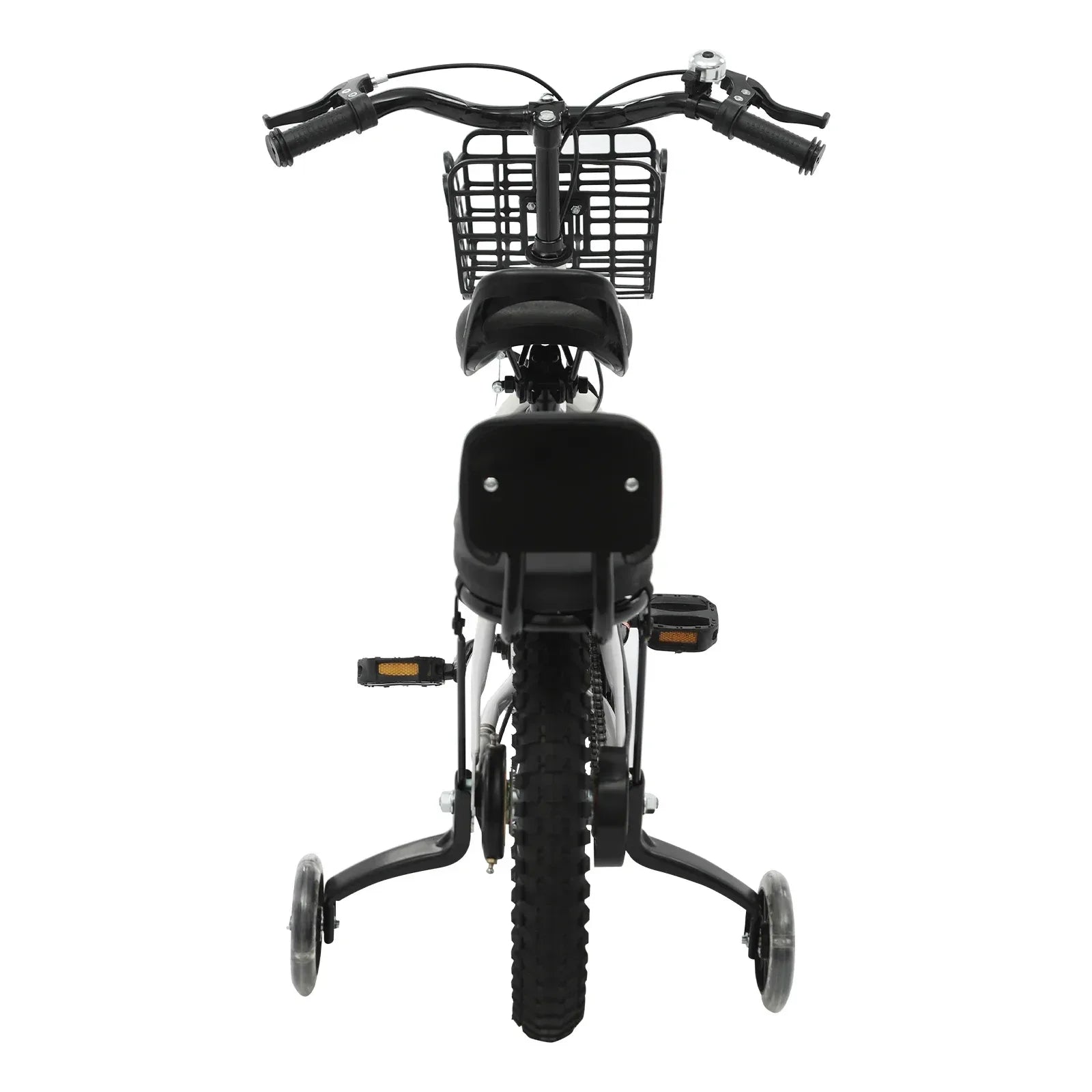 Kinderfahrrad 14 Zoll mit Korb & Rückenlehne – Höhenverstellbar, Stützräder, bis 60 kg belastbar für Kinder 3-7 Jahre - FUXLShop