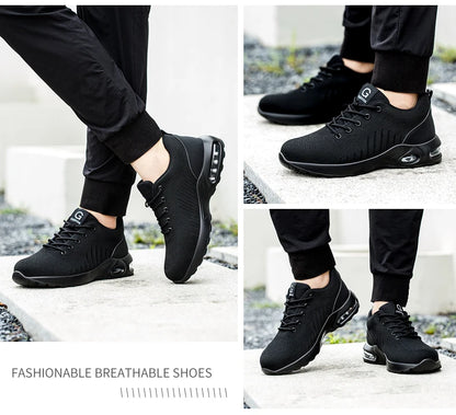 FUXL Sicherheitsschuhe Herren mit Stahlkappe – Leichte Work Sneakers für Industrie & Handwerk - FUXL-Shopify 