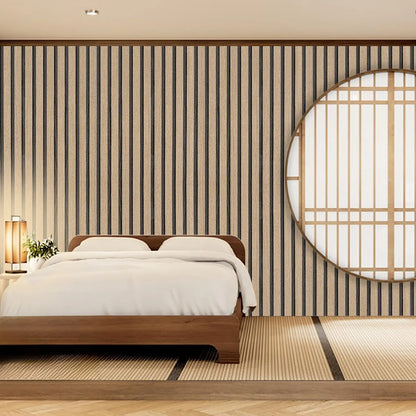 Selbstklebendes Kontaktpapier – Holz-Wandtafel mit Streifen – DIY-Deko, abziehbar, 1 Rolle, leicht anzubringen, vielseitig einsetzbar - FUXLShop