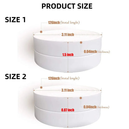 Selbstklebendes PVC-Dichtungsband 3,2m – Wasserdicht für Bad, Dusche & Küche
