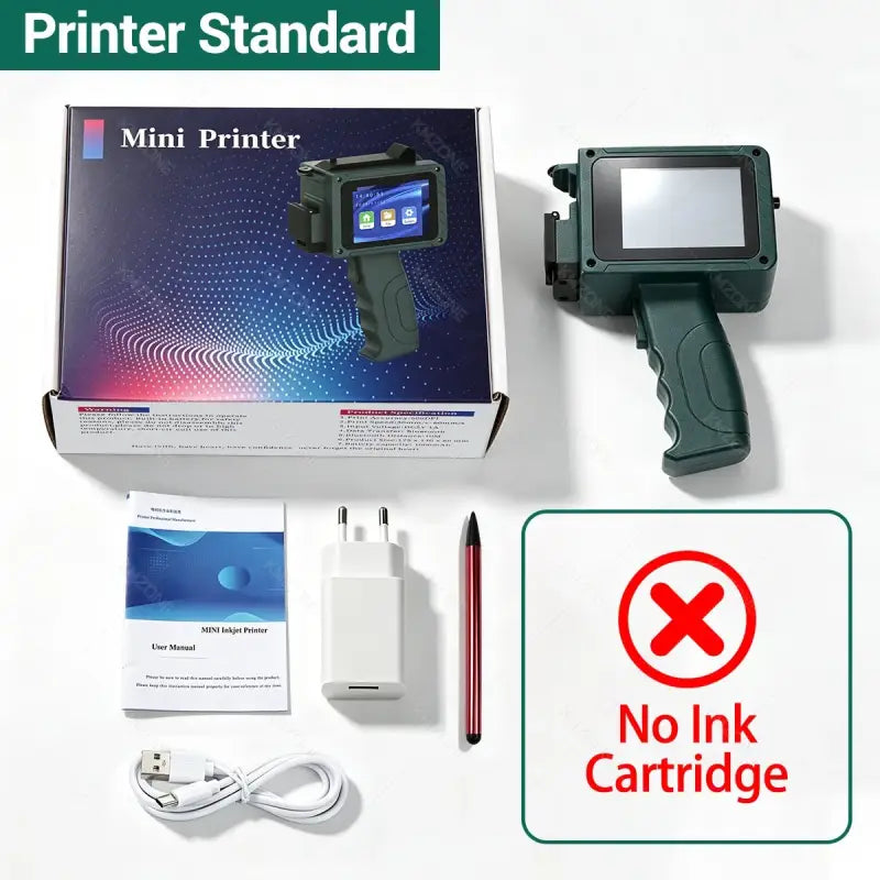 Tintenstrahldrucker - Tintenstrahldrucker – Tragbarer Mini – Bluetooth Handheld Codierer für Verfallsdatum, Chargennummer & Logo | FUXLShop
