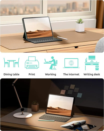 Schreibtischunterlage aus Leder | Computermatte für den Schreibtisch | Großes Mauspad und Tastaturmatte | Schreibtischschutz für das Büro - FUXL - Shopify