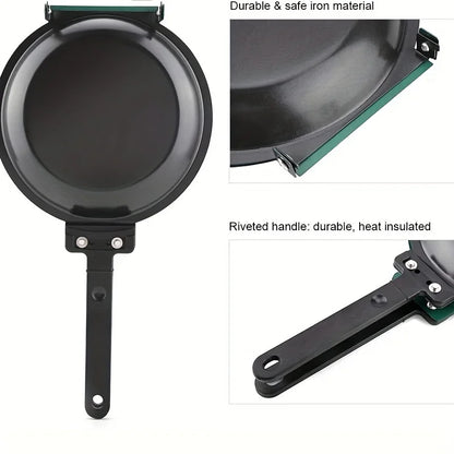 Doppelseitige Anti-Haft Pfanne – Klappbar für Pancakes & Eier - FUXL-Shopify 
