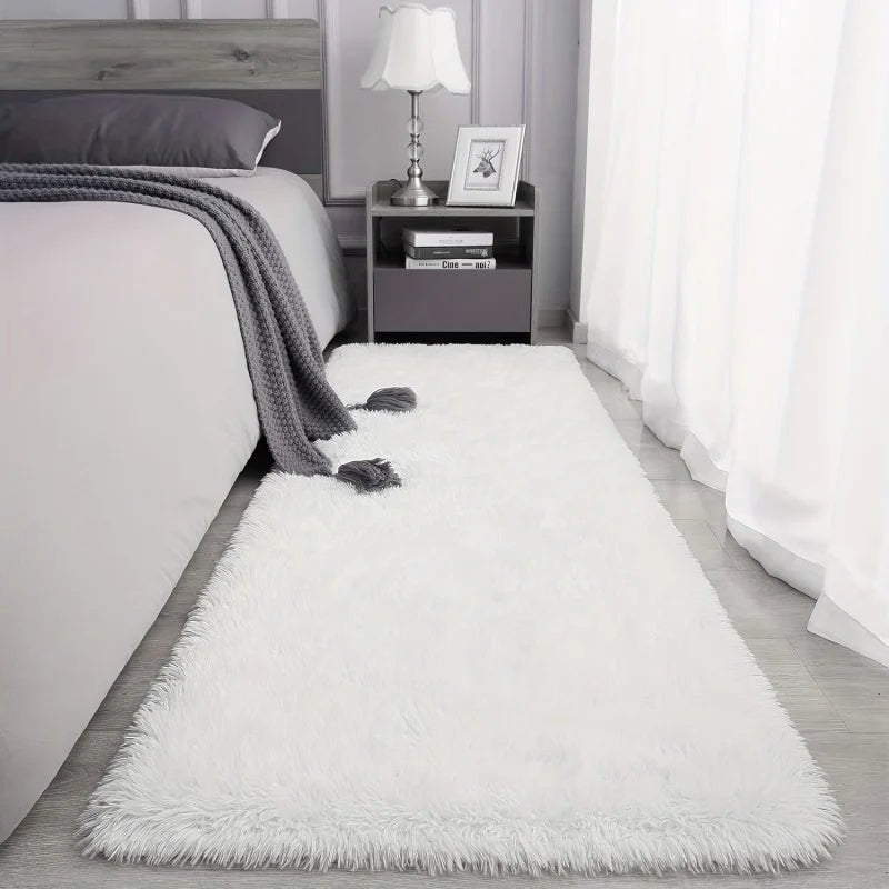 Vikamal iving Zimmer Teppiche für Schlafzimmer Wohnkultur in mehreren Farben Teppiche ultra weiche Plüsch Faux langlebig & maschinen wasch bar Flur