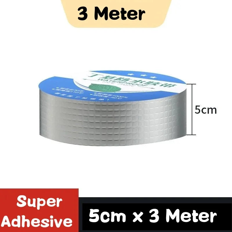 Wasserdichtes Butyl-Dichtungsband 5cm x 3m – Dachreparatur & Rohrabdichtung