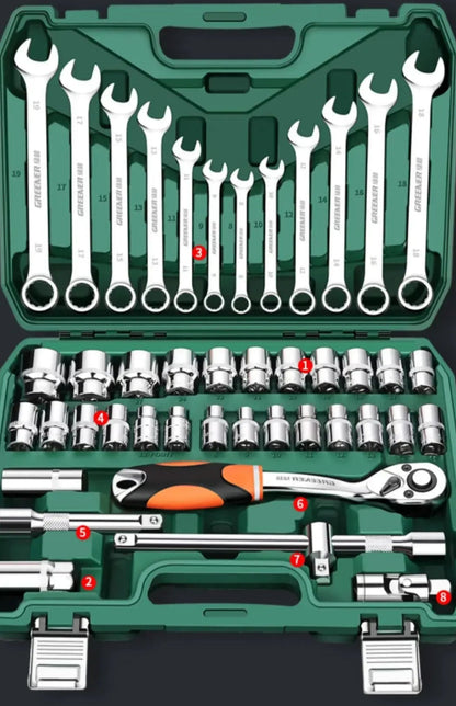 Auto Reparatur Werkzeuge Box Sets Elektriker Spanner Anti-fallen Fall Wasserdicht Stoßfest Sicherheit Teile Organizer Anti-herbst Toolbox - FUXL-Shopify 