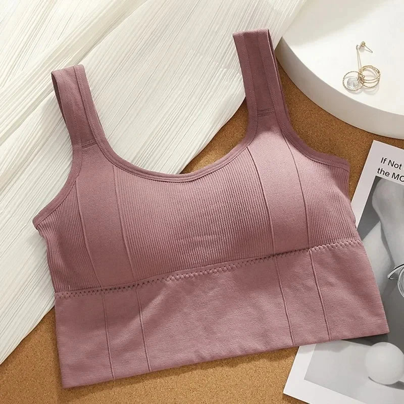 Atmungsaktive Sport-Bh Anti-Schweiß Fitness Top Frauen Nahtlose Yoga Bh Stoßfest Crop Top Push-Up Sport Bh Gym workout Top
