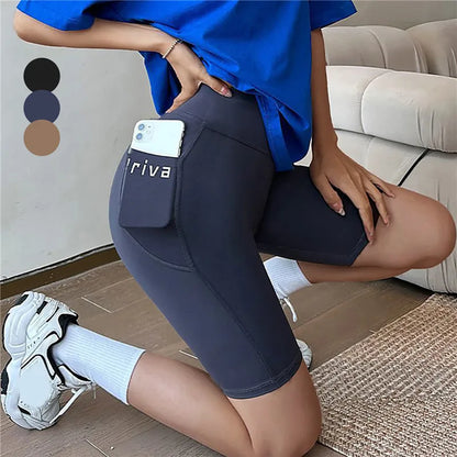 Frauen Yoga Sport Shorts Hohe Taille Fitness Shorts Casual Streetwear Kurze Hosen Weibliche Enge Shorts Für Damen Workout Hosen - FUXL-Shopify 