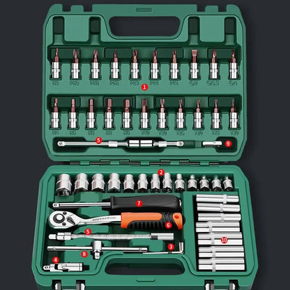 Auto Reparatur Werkzeuge Box Sets Elektriker Spanner Anti-fallen Fall Wasserdicht Stoßfest Sicherheit Teile Organizer Anti-herbst Toolbox - FUXL-Shopify 